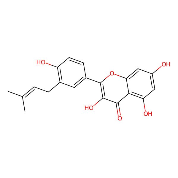2D Structure of Isolicoflavonol 2D Structure of Isolicoflavonol