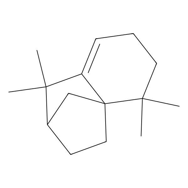 2D Structure of (-)-Isolongifolene