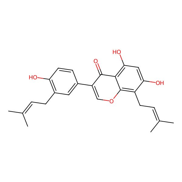 2D Structure of Isolupabigenin 2D Structure of Isolupabigenin