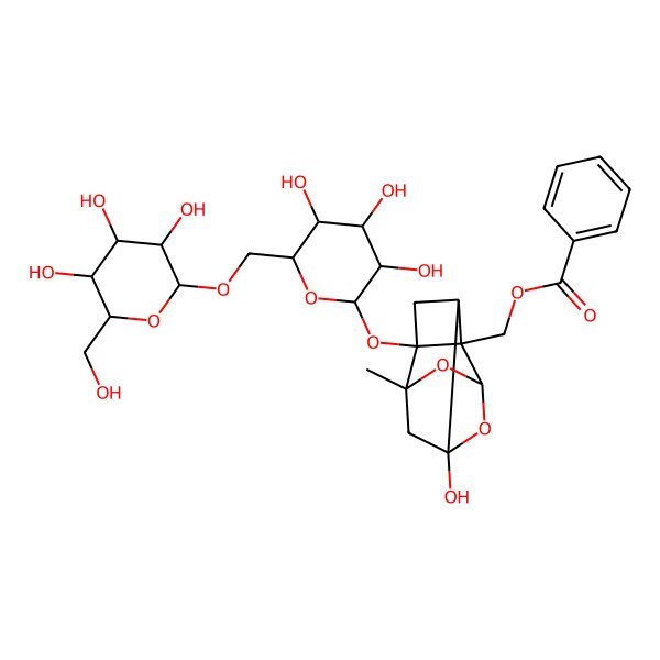 2D Structure of Isomaltopaeoniflorin