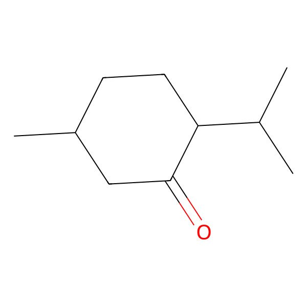 2D Structure of Isomenthone, (+/-)-