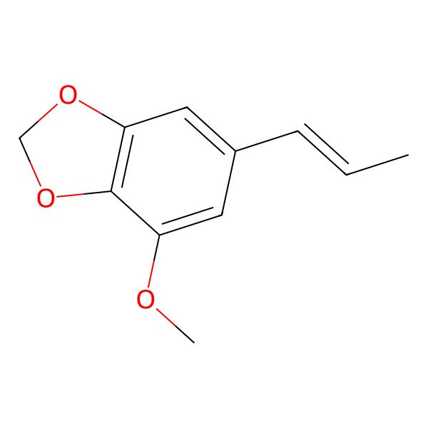 2D Structure of Isomyristicin 2D Structure of Isomyristicin