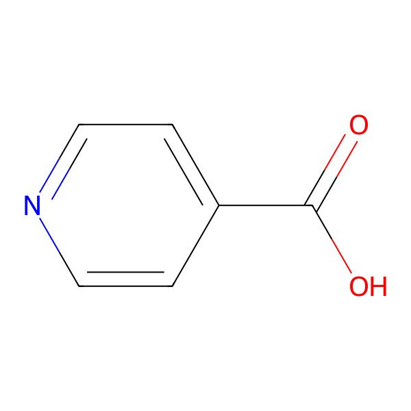 2D Structure of Isonicotinic acid