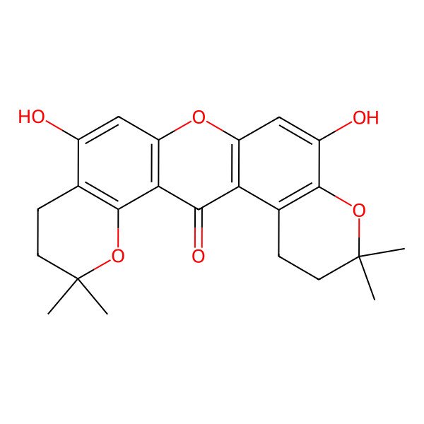 2D Structure of Isonormangostin