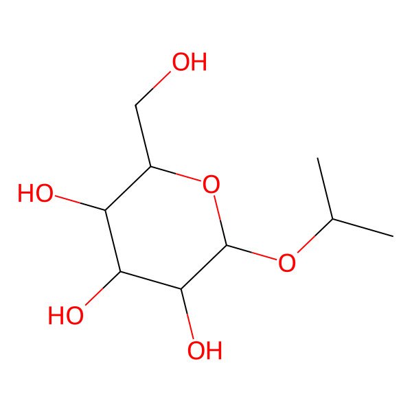 2D Structure of Isopropyl beta-D-glucopyranoside