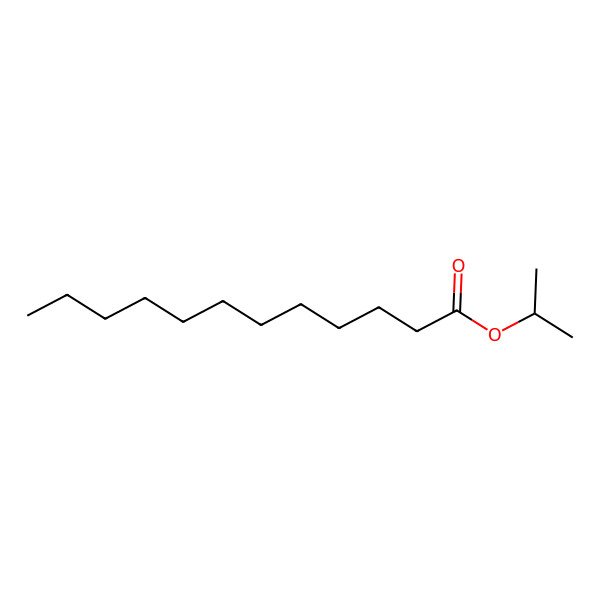 2D Structure of Isopropyl dodecanoate