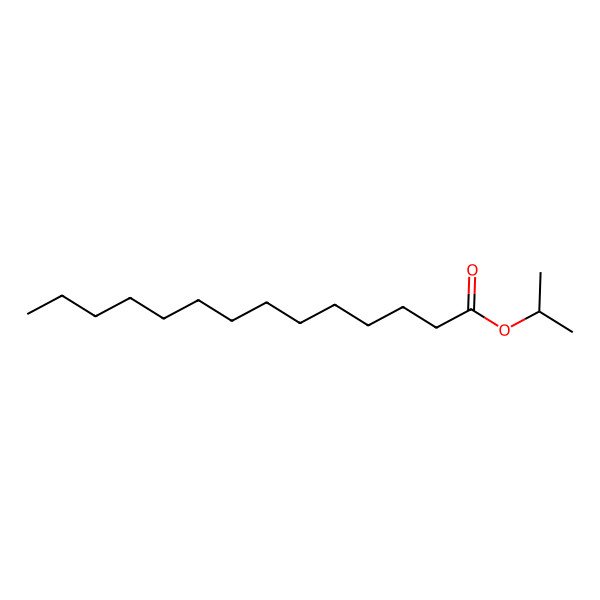 2D Structure of Isopropyl Myristate