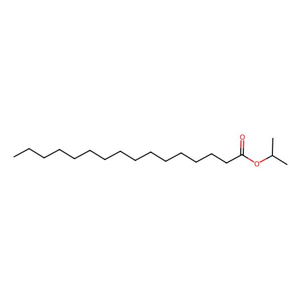 2D Structure of Isopropyl Palmitate
