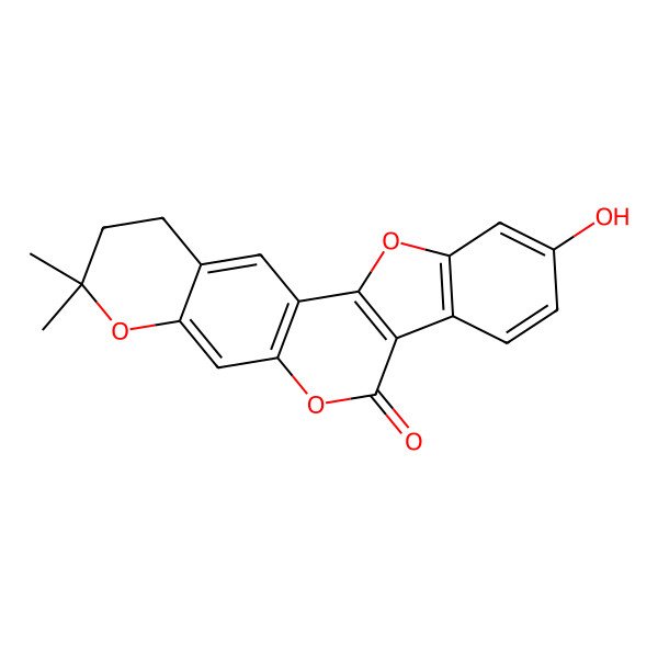2D Structure of Isopsoralidin
