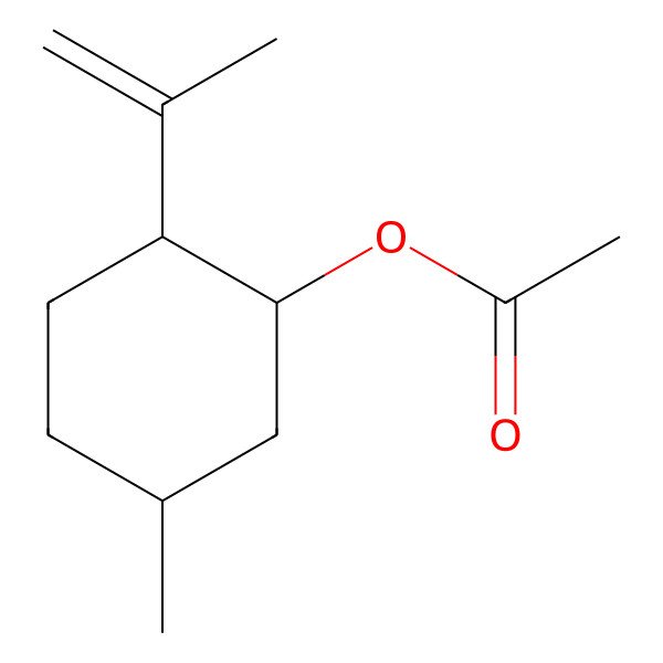 2D Structure of Isopulegol acetate