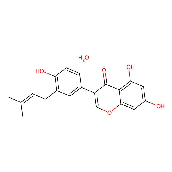 2D Structure of Isowighteone Hydrate