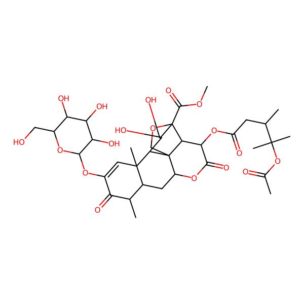 2D Structure of Javanicoside E