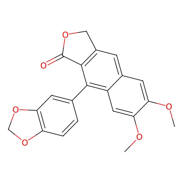 2D Structure of Justicidin B