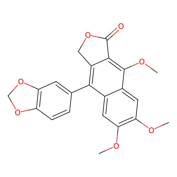 2D Structure of Justicidin C