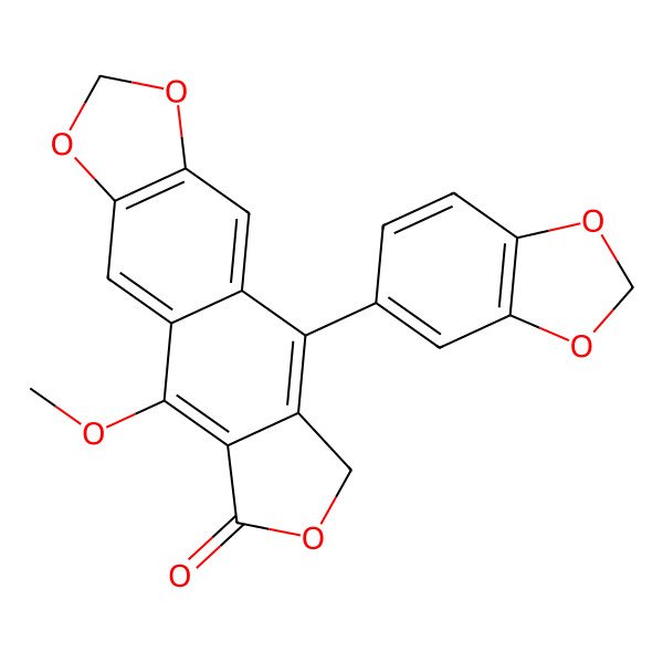 2D Structure of Justicidin D