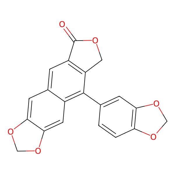 2D Structure of Justicidin E