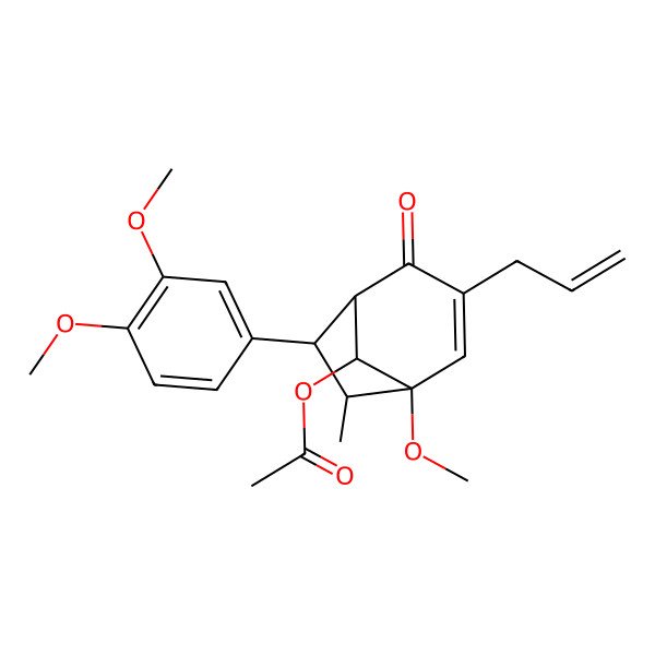 2D Structure of Kadsurenin L 2D Structure of Kadsurenin L