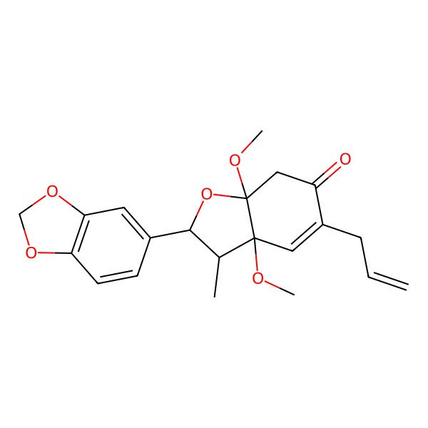 2D Structure of Kadsurin A