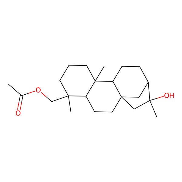 2D Structure of Kaurane-16,18-diol 18-acetate 2D Structure of Kaurane-16,18-diol 18-acetate