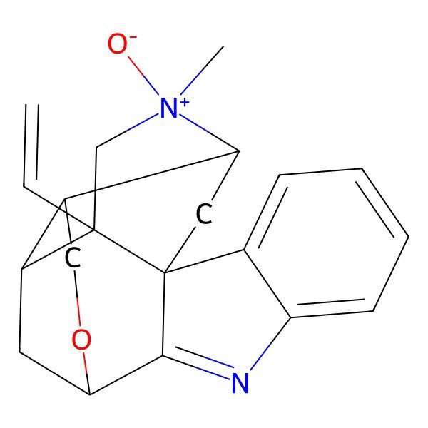 2D Structure of Koumine N-oxide