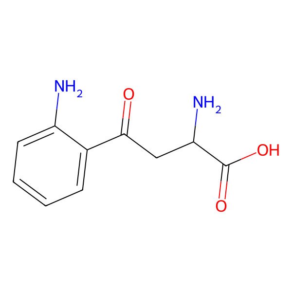 2D Structure of Alanine, 3-anthraniloyl-, DL-