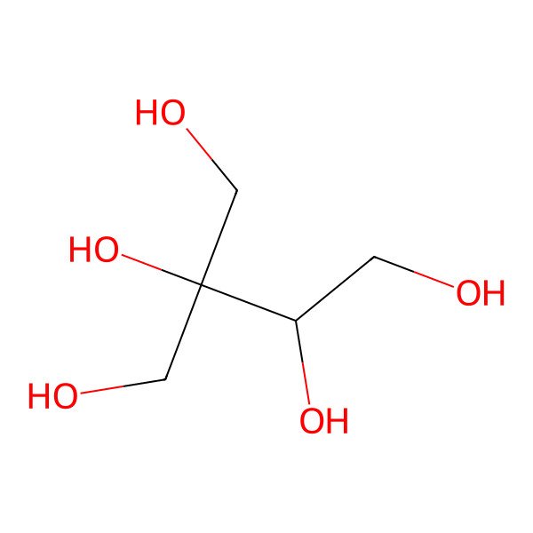 2D Structure of L-Apiitol