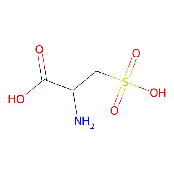2D Structure of L-Cysteic acid
