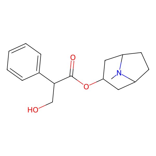 2D Structure of L-Hyoscyamine 2D Structure of L-Hyoscyamine