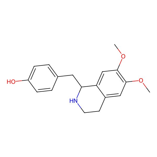 2D Structure of L-(-)-N-norarmepavine