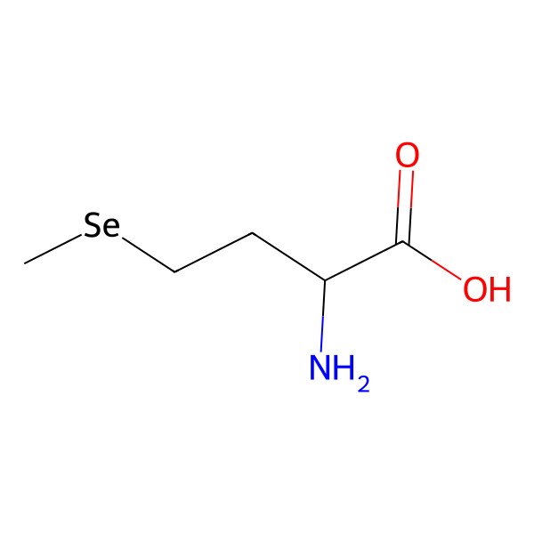 2D Structure of L-selenomethionine
