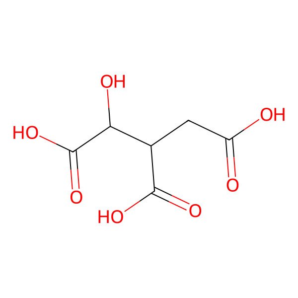 2D Structure of L-threo-isocitric acid