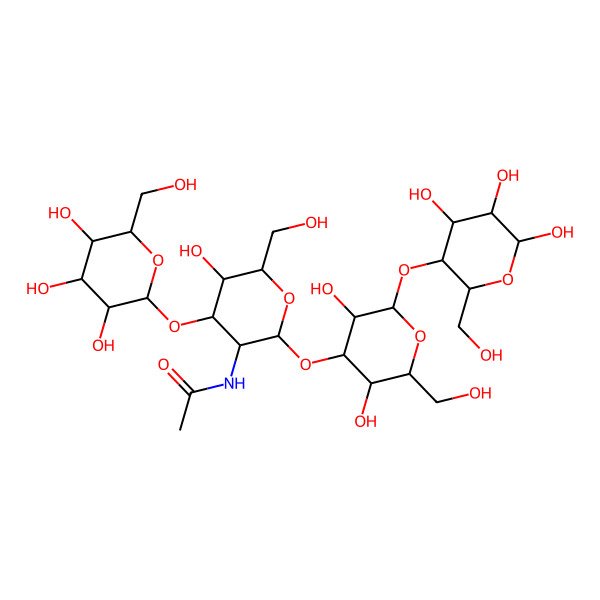 2D Structure of lacto-N-tetraose