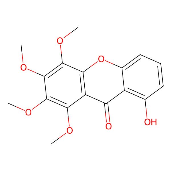 2D Structure of Laurentixanthone B 2D Structure of Laurentixanthone B