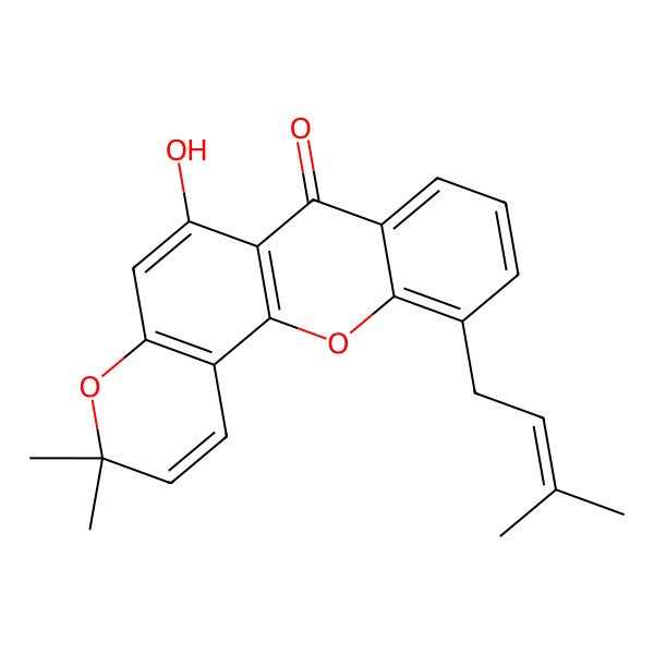 2D Structure of LaurentixanthoneA 2D Structure of LaurentixanthoneA