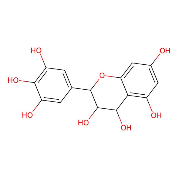 2D Structure of Leucodelphinidin 2D Structure of Leucodelphinidin