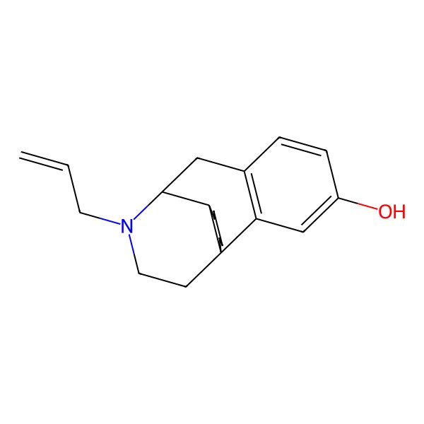 2D Structure of Levallorphan