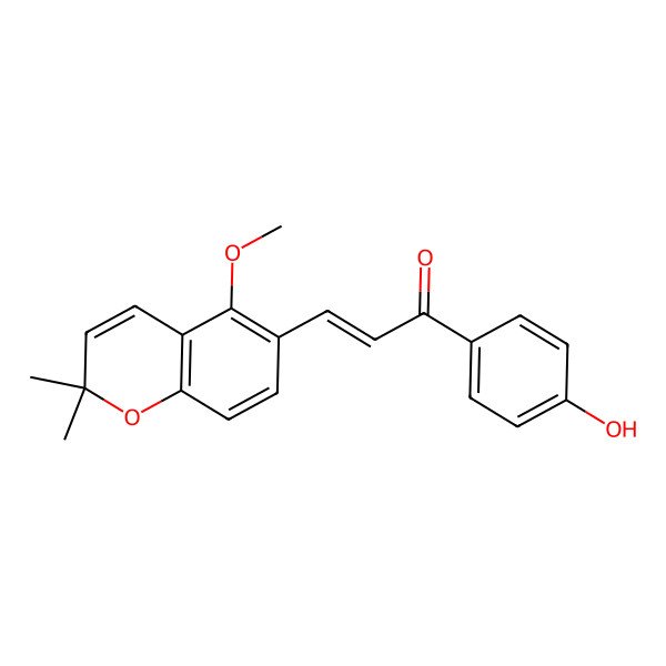 2D Structure of Licoagrochalcone B