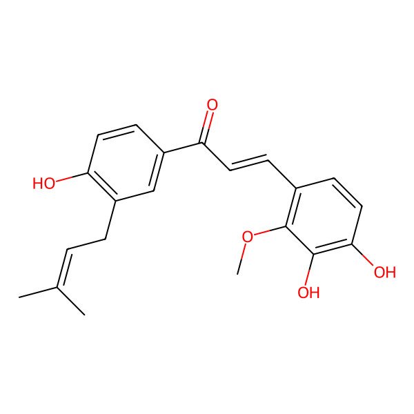 2D Structure of Licochalcone D