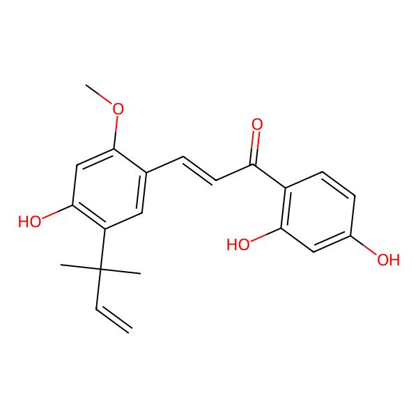 2D Structure of Licochalcone G