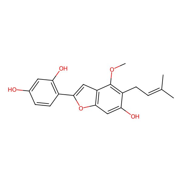 2D Structure of Licocoumarone 2D Structure of Licocoumarone