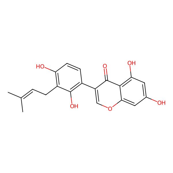 2D Structure of Licoisoflavone A 2D Structure of Licoisoflavone A