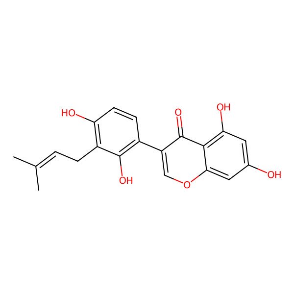 2D Structure of Licoisoflavone A