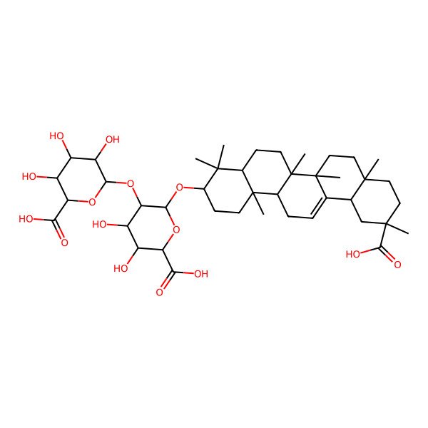 2D Structure of Licoricesaponin B2 2D Structure of Licoricesaponin B2