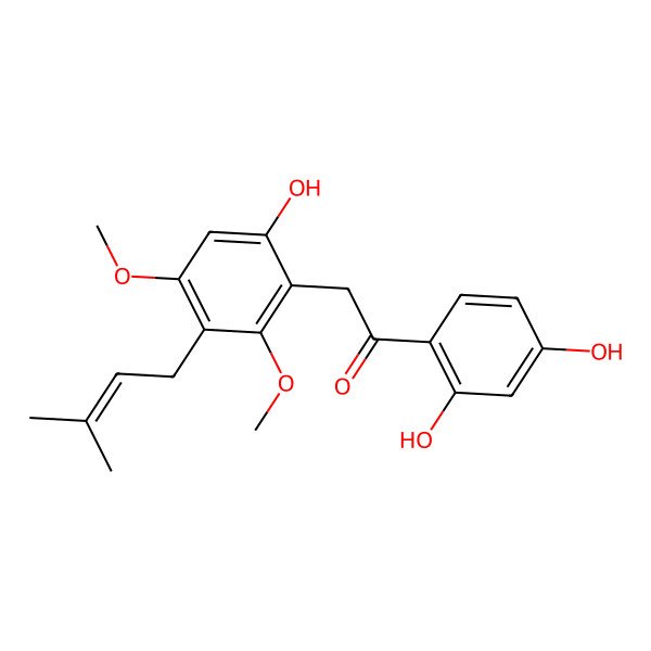 2D Structure of Licoriphenone