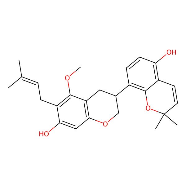 2D Structure of Licorisoflavan C 2D Structure of Licorisoflavan C