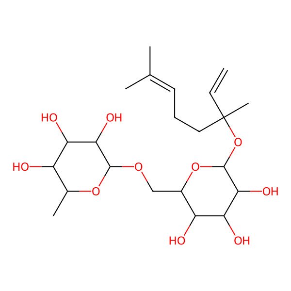 2D Structure of Linalool-3-Rutinoside 2D Structure of Linalool-3-Rutinoside