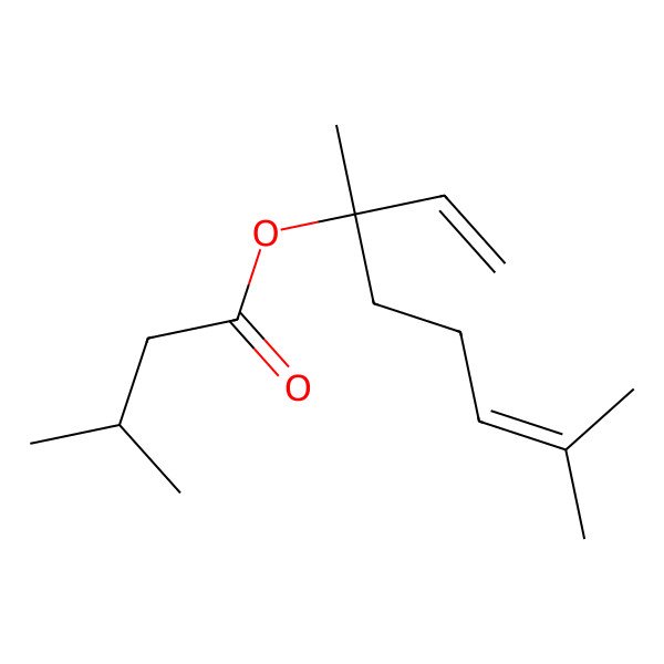 2D Structure of Linalyl isovalerate