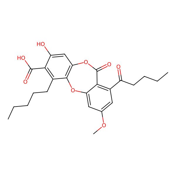 2D Structure of Lobaric Acid
