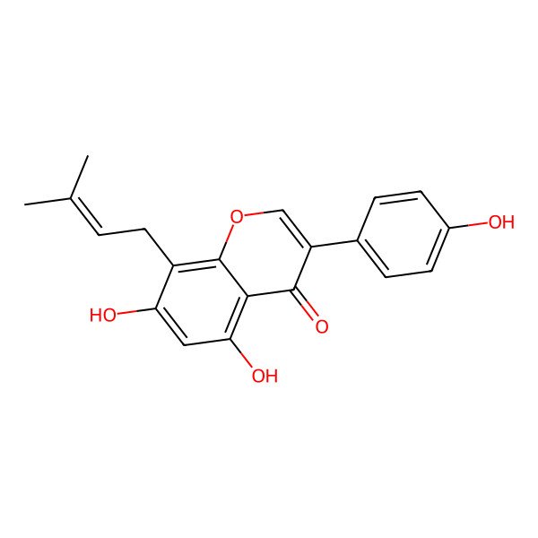 2D Structure of Lupiwighteone 2D Structure of Lupiwighteone