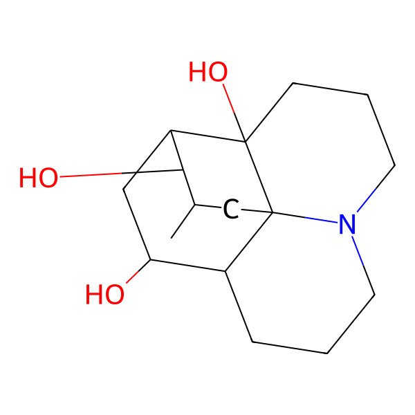 2D Structure of Lycofawcine, deacetyl-